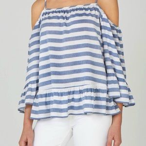 Cold shoulder tunic Top